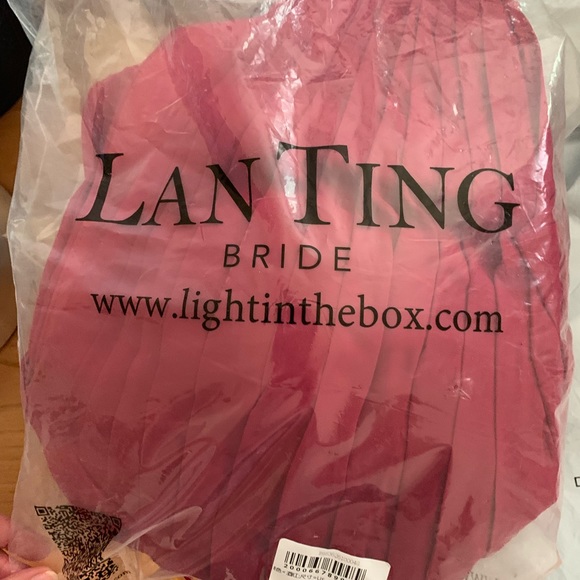 Burgundy Mid Length Formal Dress-Never worn - Picture 2 of 2